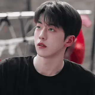 🦩 36aa79d4 ポートレイト, 男性, 人, 韓国人, アジア人, 黒髪, Tシャツ telegram sticker