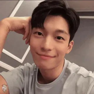 😁 1b6814f9 man, portrait, smile, face, person, adult, human, selfie telegram sticker