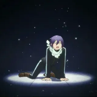 💎 3b9bb231 Yato Noragami Anime, Yato, Noragami, Grappig, Uitgeput telegram sticker