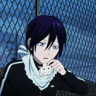 💎 44bf1f1d Yato Noragami Anime, Yato, Noragami, Personage, schattig, God telegram sticker