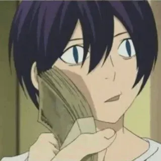 💎 68274fad Yato Noragami Anime, Manga, Geld, Cash, Fanart telegram sticker
