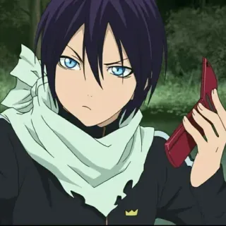 💎 a100d0af Yato Noragami Anime, Yato, Noragami, God, Karakter, Japanse animatie telegram sticker