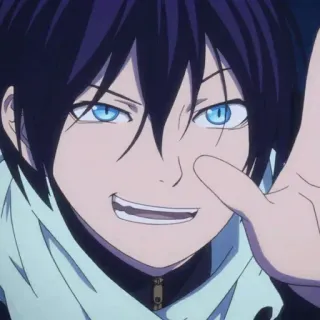 💎 ac44a9f1 Yato Noragami Anime, Personage, Yato, Noragami, God, Japans telegram sticker