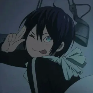 💎 b641e9e3 Yato Noragami Anime, Personage, Noragami, Yato, God telegram sticker