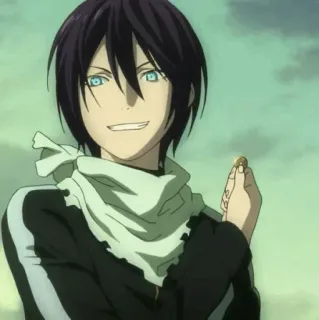 💎 cdab79b5 Yato Noragami Anime, Personage, God, Manga, Noragami, Yato telegram sticker