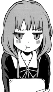 😞 13c01488 アニメ, 女の子, マンガ, 可愛い, 表情, 顔 whatsapp sticker