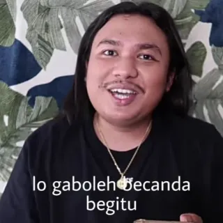 😭 2b99f669 lo gaboleh becanda begitu telegram sticker