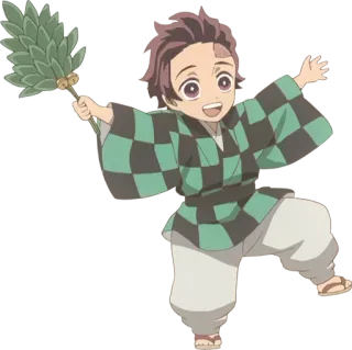 🎵 340e4517 Tanjiro Kamado Demon Slayer Anime, Demon Slayer, Tanjiro Kamado, Dibujos animados telegram sticker