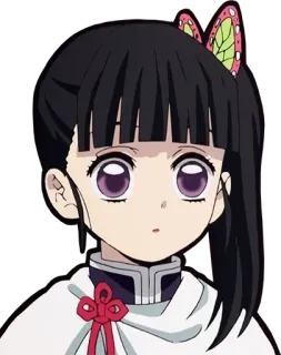 😐 3a883d3b Kanao Tsuyuri Demon Slayer Anime, Demon Slayer, Kanao Tsuyuri, Manga, Lindo, Personaje telegram sticker