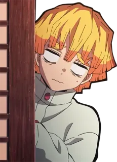 🚪 5a0cfe1f Zenitsu Agatsuma Demon Slayer Anime, Zenitsu, Demon Slayer, Personaje, Manga telegram sticker