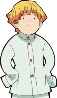 🙂 c26e2760 Zenitsu Agatsuma Demon Slayer Anime, Demon Slayer, Zenitsu, Divertido, Dibujos animados telegram sticker