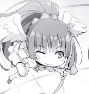 🤔 aab635db Anime, Engel, Amor, Pfeil, Bogen, Süß telegram sticker