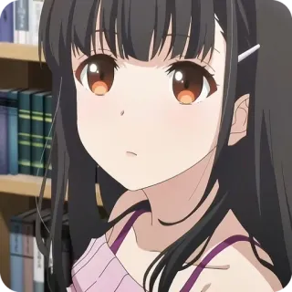 ⭐️ 707d0c0b Anime, Garota, Fofa, Estudante, Mangá, Desenho animado telegram sticker