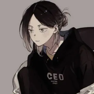 🏳 023a714b CEO 애니메이션, 만화, CEO, 후드티, 인물 사진 telegram sticker