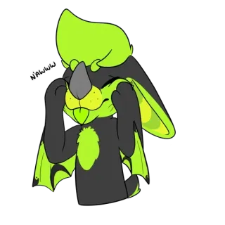 🙃 20f329ce NAWWW Фурри, Антро, Милый, Мультик, Монстр, Эмоция, Животное telegram sticker