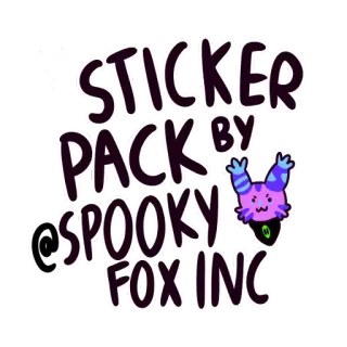 ℹ️ 637206fc STICKER
PACK BY
@SPOOKY
FOX INC стикер, жуткий, лиса, набор telegram sticker
