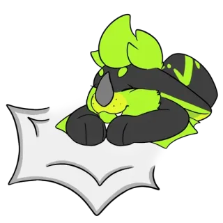 😖 75b37227 животное, мультик, пушистый, кролик, персонаж, стикер telegram sticker