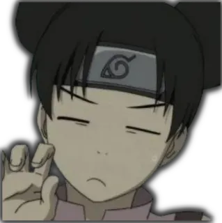 😑 6ee5fbbe Tenten Naruto tenten, naruto, anime, charakter, ninja, aufkleber telegram sticker