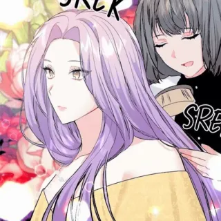 ✨ e66f9c35 여자, 헤어스타일, 애니메이션, 만화, 미용, 머리카락, 미술 telegram sticker