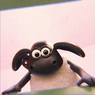 🧸 d1a10462 Shaun the Sheep pecora, cartone animato, animale, personaggio, commedia whatsapp sticker