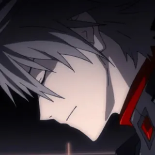 🤧 4552d4dc Kaworu Nagisa Neon Genesis Evangelion アニメ, 渚カヲル, エヴァンゲリオン, ファンアート, キャラクター telegram sticker
