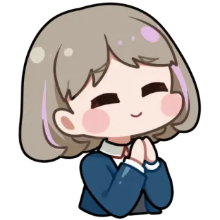 👏 4483bdce Anime, Chibi, Słodkie, Kreskówka, Kawaii, Naklejka telegram sticker