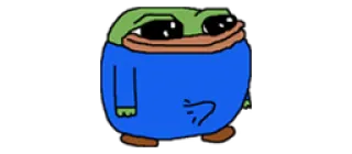 🍆 14f1bc9c Pepe the Frog frog, meme, pepe, internet telegram sticker