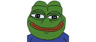🥴 2da5bcc1 Pepe the Frog frog, meme, internet, pepe telegram sticker
