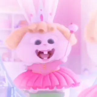 🐰 43f3068a собака, принцесса, фея, корона, розовый, милый telegram sticker