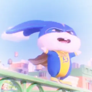 🐰 e2f4958c Snowball The Secret Life of Pets Снежок, Кролик, Зайчик, Тайная жизнь домашних животных, Мультфильм, Анимационный telegram sticker