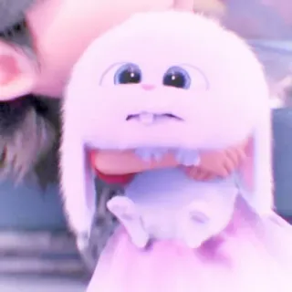 🐰 ea974186 Snowball The Secret Life of Pets кролик, зайчик, милый, животное, мультфильм, персонаж фильма, питомец telegram sticker