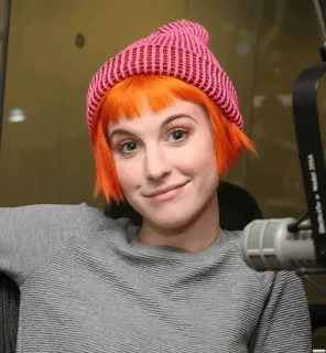 🌀 11af5fad Hayley Williams 音乐家, 歌手, Paramore, Hayley Williams telegram sticker