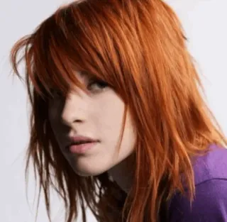 🌀 6188c2bb Hayley Williams 女人, 歌手, 肖像, 头发, 音乐, Paramore telegram sticker