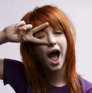 Hayley Williams ( by @kellin_quinn ) telegram stickers