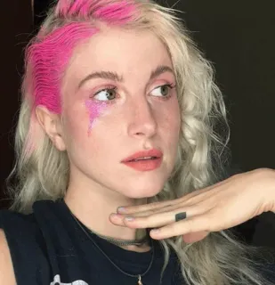 🌀 76d4b90c Hayley Williams 歌手, 帕拉莫尔乐队, 女性, 粉色头发, 名人, 音乐家, 海莉·威廉姆斯 telegram sticker