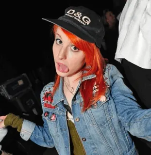 🌀 d651393e D&G 人, 女人, 帽子, 夹克, 红头发 telegram sticker