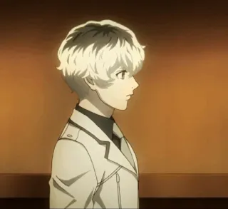 🥀 0569a5d3 Kaneki Ken Tokyo Ghoul Anime, Personaje, Pelo blanco, Perfil, Tokyo Ghoul, Kaneki Ken telegram sticker