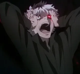 🥀 2cf1bdef Ken Kaneki Tokyo Ghoul Anime, Ghoul, Tokyo Ghoul, Ken Kaneki, Kaneki, Horror, Fantasía telegram sticker