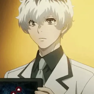 🥀 b58257b6 Ken Kaneki Tokyo Ghoul Anime, Ghoul, Ken Kaneki, Pelo Blanco, Personaje, Tokyo Ghoul telegram sticker