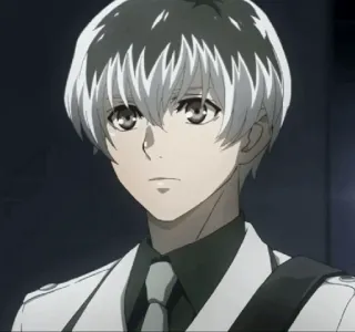 🥀 cb008f0a Ken Kaneki Tokyo Ghoul Anime, Tokyo Ghoul, Ken Kaneki, Pelo Blanco, Ghoul, Manga, Oscuro telegram sticker