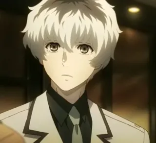 🥀 e385b15c Ken Kaneki Tokyo Ghoul Anime, Manga, Tokyo Ghoul, Ken Kaneki, Pelo Blanco, Ghoul telegram sticker