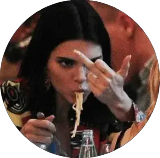 Kendall @hanihalz whatsapp stickers