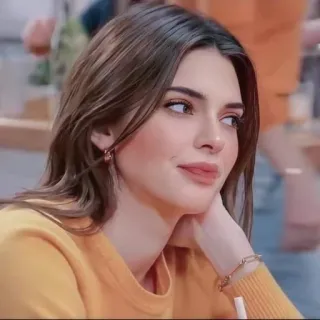 ✨ 4b371d7f Kendall Jenner знаменитость, женщина, портрет, модель whatsapp sticker