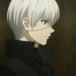 🔥 531e2fda Ken Kaneki Tokyo Ghoul Anime, Mangá, Tokyo Ghoul, Ken Kaneki, Ghoul, Cabelo branco whatsapp sticker