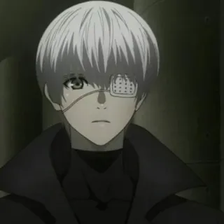 💧 650db837 Ken Kaneki Tokyo Ghoul Anime, Ghoul, Tokyo Ghoul, Kaneki, Ken Kaneki, Mangá, Tapa-olho whatsapp sticker