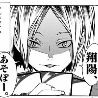 🐱 6295c82a 翔陽、あそぼー。 อนิเมะ, มังงะ, ตัวละคร, ญี่ปุ่น, ข้อความ telegram sticker