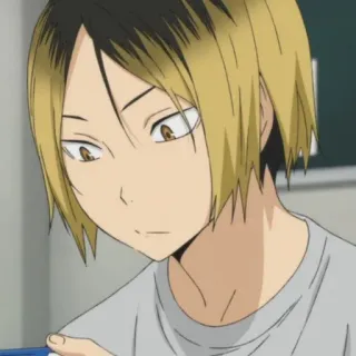 🏐 abb1321d Kozume Kenma Haikyuu!! Anime, Kenma, Haikyuu, Voleibol, Karasuno whatsapp sticker