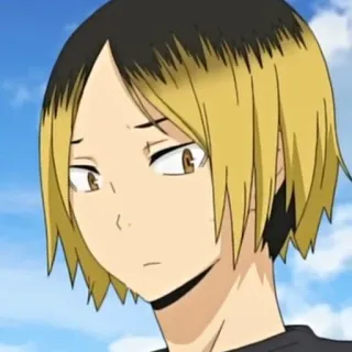 🏐 afd40adc Kozume Kenma Haikyuu!! Anime, Haikyuu, Kenma, Kozume, Voleibol, Colocador whatsapp sticker