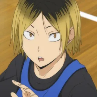 🏐 b77d3c07 Kenma Kozume Haikyuu!! Anime, Kenma, Voleibol, Haikyuu, Kozume whatsapp sticker