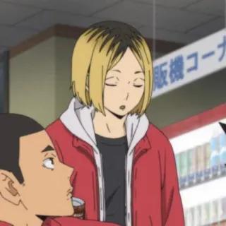 🏐 c2374707 Kenma Kozume Haikyuu!! anime, manga, voleibol, kenma, haikyuu, gato whatsapp sticker